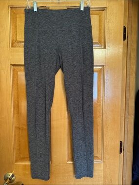 Maurices Dark Gray Heather Leggings - Medium Long